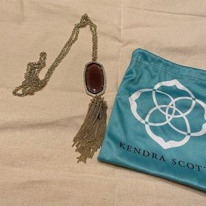 Kendra Scott “Rayne” Long Pendant Necklace